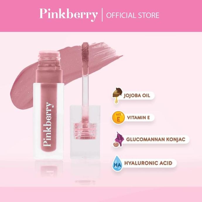 PINKBERRY Lip Gelato 4.2ml Coco Nude - Long Lasting Moisturizing Lipstick Velvet Matte Cream