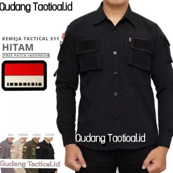 Kemeja tactical 511 lengan panjnag kemeja PDL Lapangan original