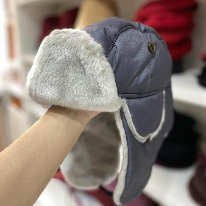 Topi ushanka russia parasut