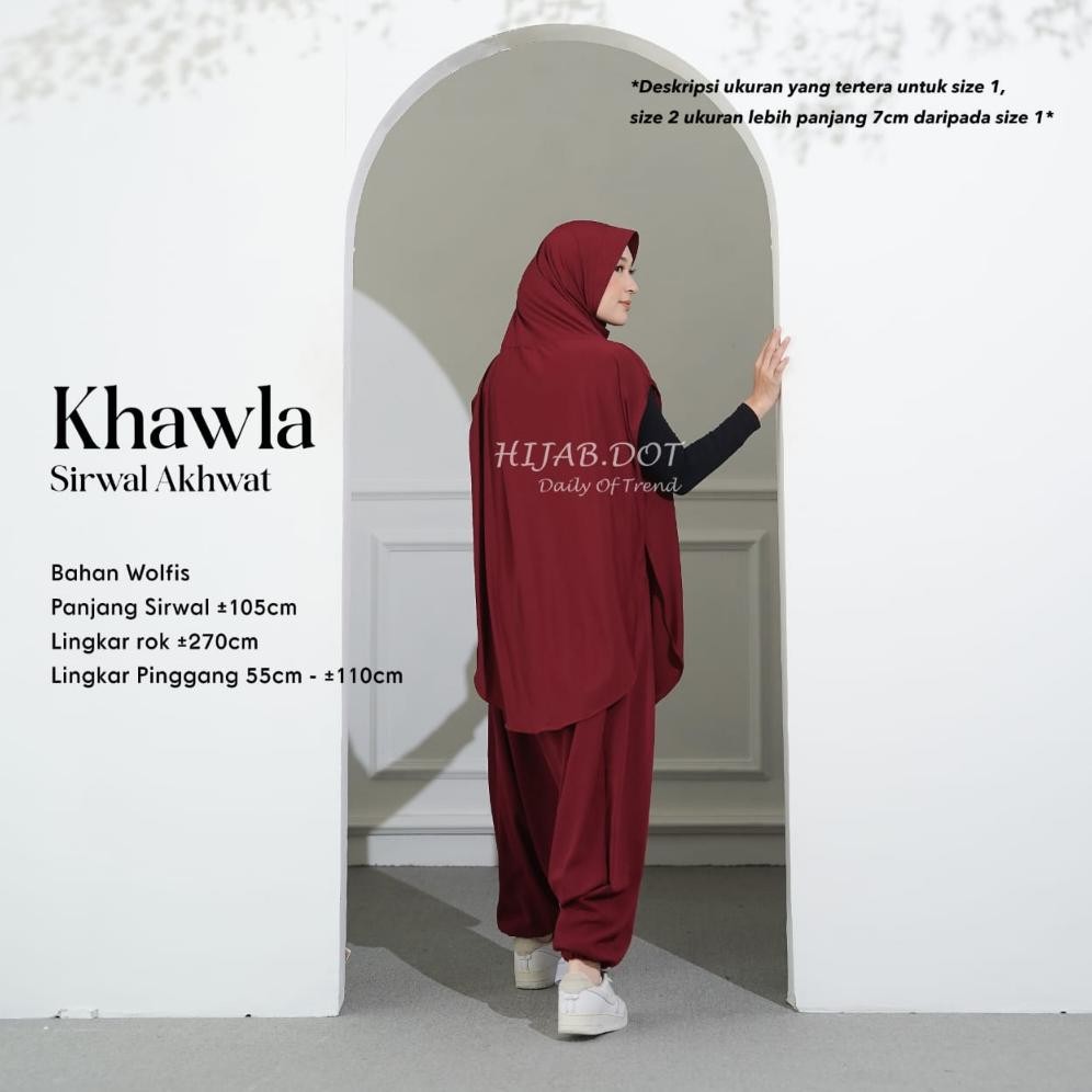 Salt Khawla Celana Sirwal Akhwat Olahraga Syari Hijab.Dot Gub-103