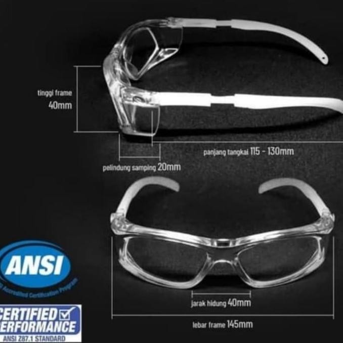 kacamata safety anti virus kacamata sport motor