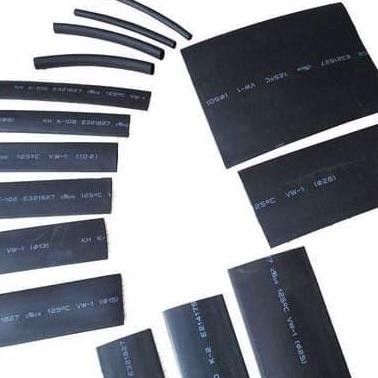 1 Meter Heat Shrink Cable Black Heatsink Sink Kabel Bakar Heatshring Allshop