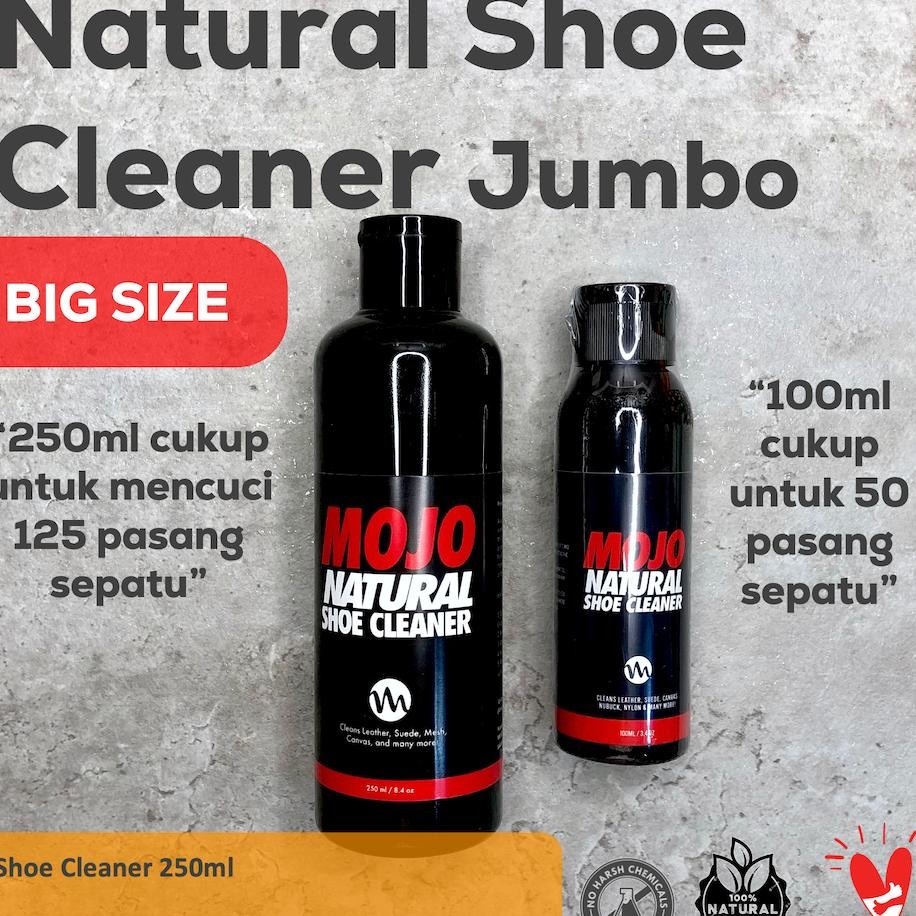 Max 250Ml Mojo Shoe Cleaner Sabun Cuci Sepatu Cairan Pembersih Paket Lengkap Starter Kit Brush Midso