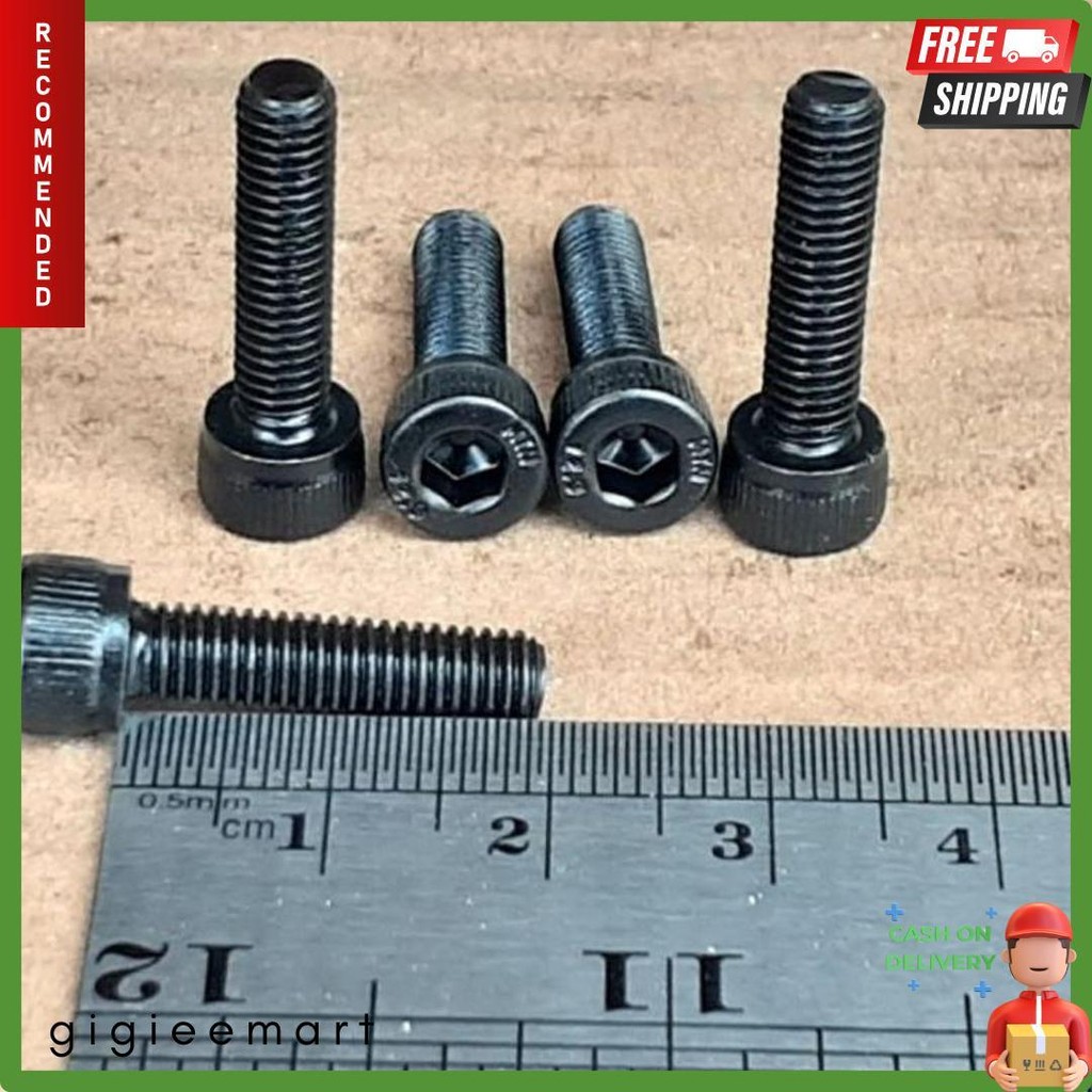 Cod Baut L M5X20 Baja / Baut L Baja M5 X 20 / Baut L Baja M5X20 Baut L 5X20 (2Cm) Full Drat Kunci L4