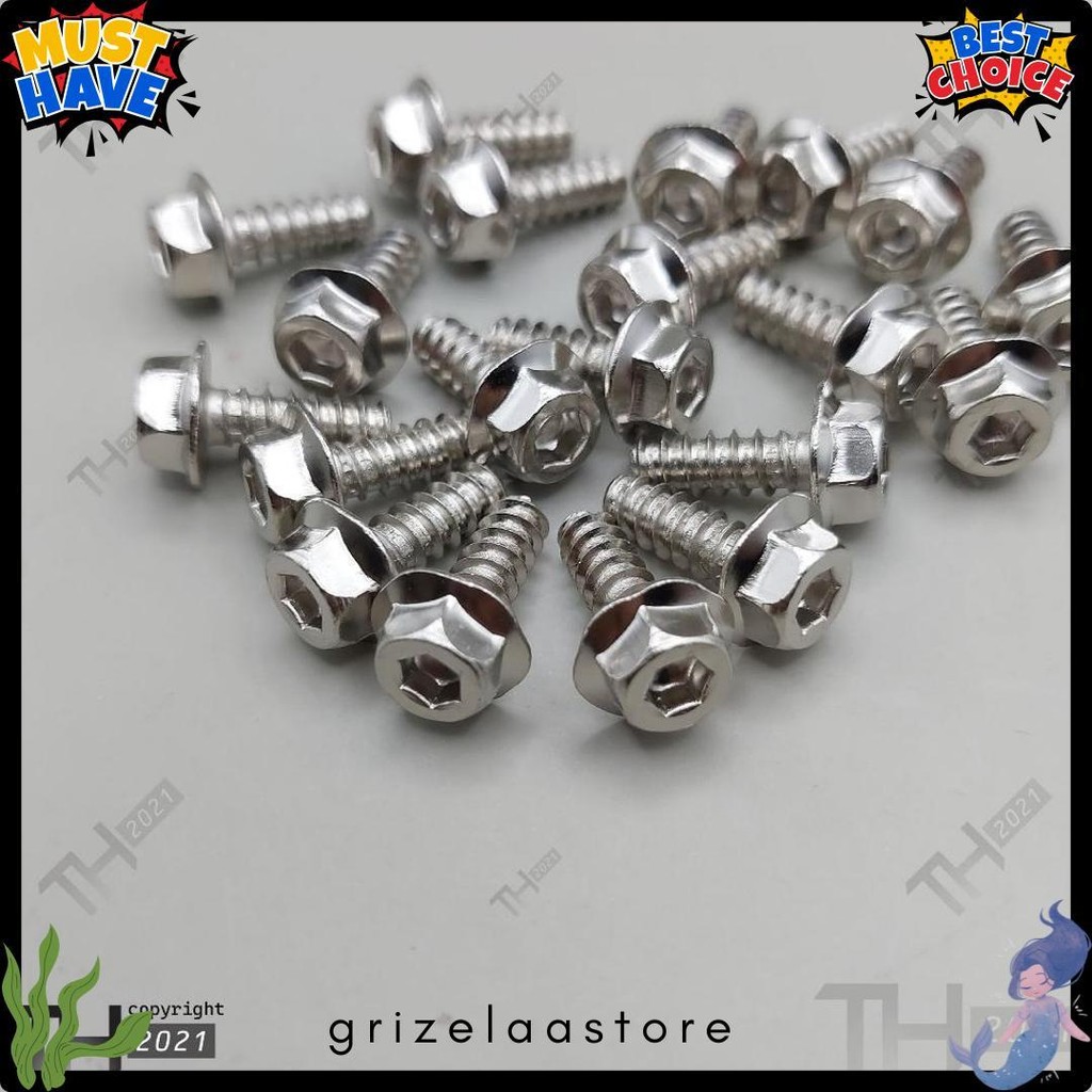 Wajib Punya Baut Body Mio Sporty Isi 20Pcs-Baut Body Mio Smile Isi 20Pcs-Baut Probolt Body Yamaha