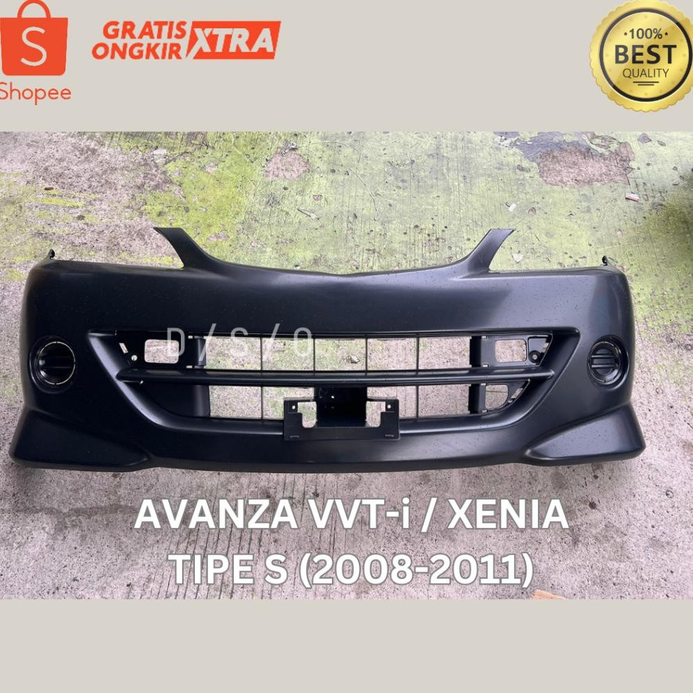 BEMPER BUMPER DEPAN AVANZA 2008 2009 2010 2011 TIPE S XENIA SPORTY BARU IMPORT
