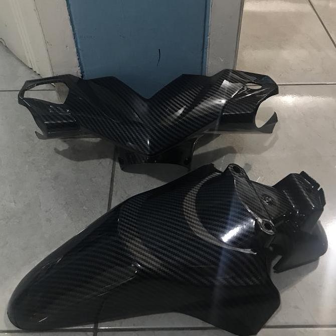 Spakbor depan beat karbu dan batok depan beat karbu full carbon New Carbon