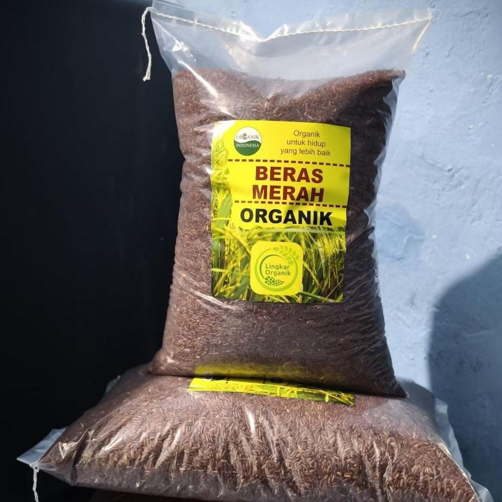 

Beras Merah Sosoh Organik Sp 1Kg 2Kg 5Kg - Beras Merah Berkualitas Super Premium - Baik Untuk Diet Dan Diabetes