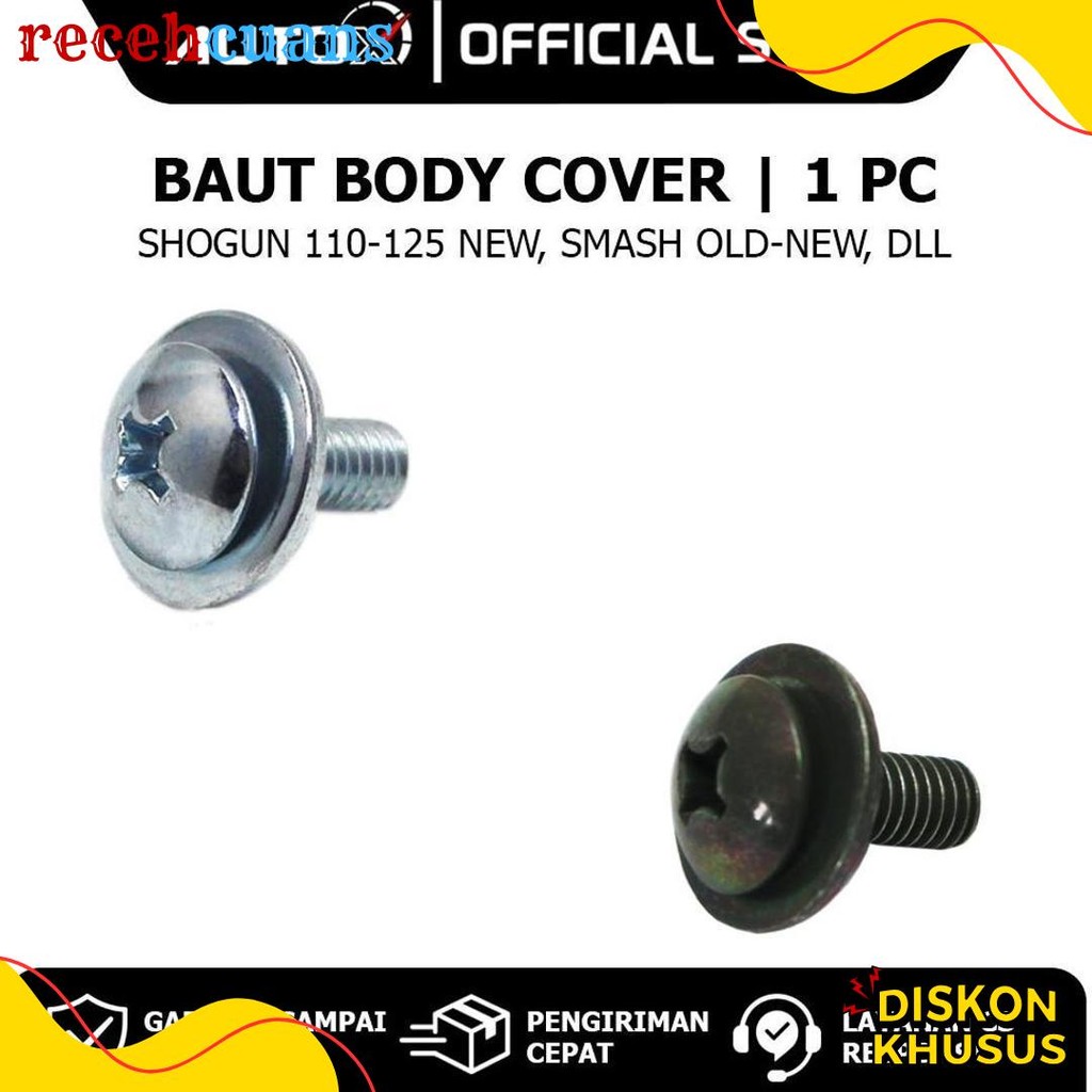 Diskon Kemerdekaan Baut Body Cover Shogun 110 125 Baru & Smash Old New & Tornado Gs Gx & Rc 80 100 C