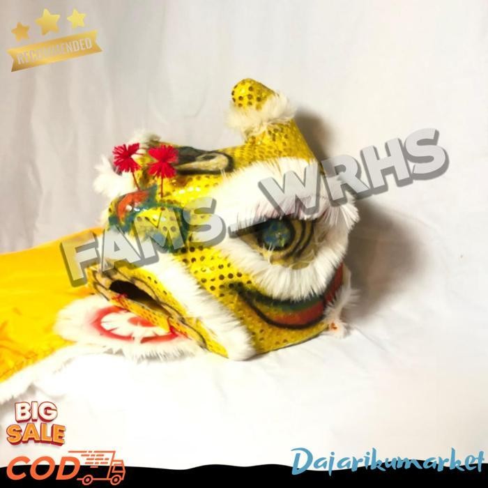 Barongsai Anak Dewasa Bahan Karton Tebal Kokoh Barongsai Kedip Bf 1