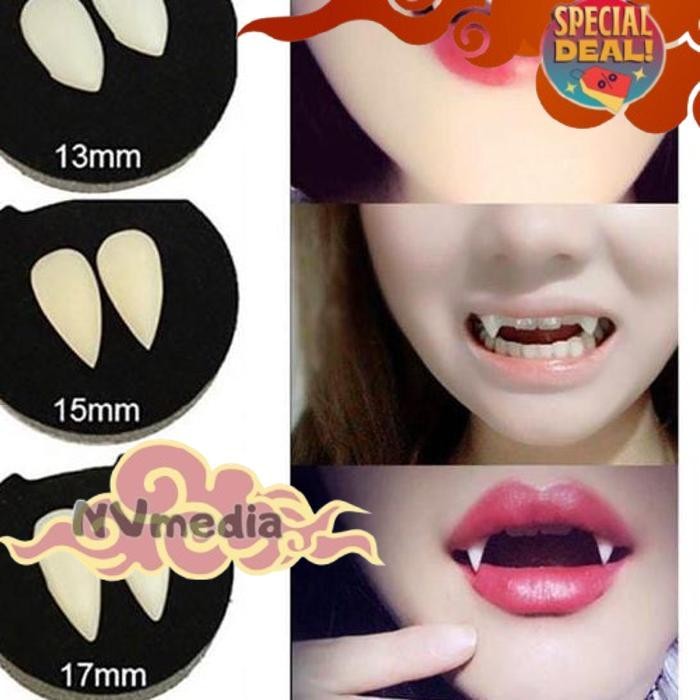 Terbaik Gigi Gingsul + Lem Gic Halloween