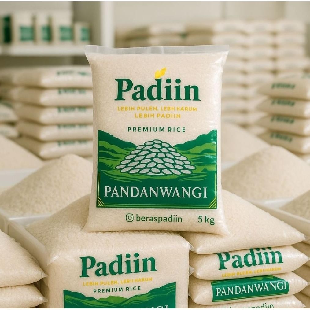 

Beras Padiin Pandanwangi 5kg Putih Pulen Bersih Toko Adriel