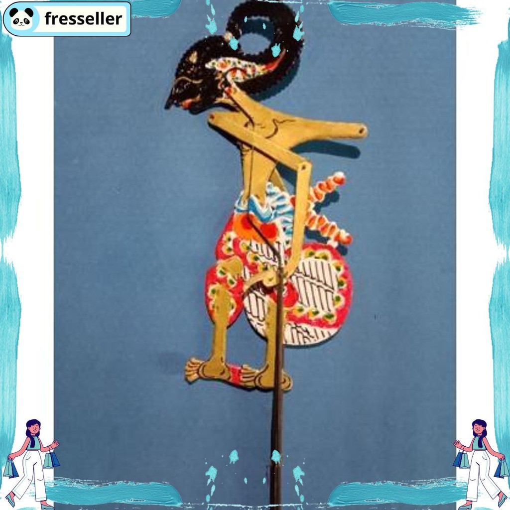 Diskon Satu Set Wayang Pandawa Lima, wayang kulit kertas, wayang mainan