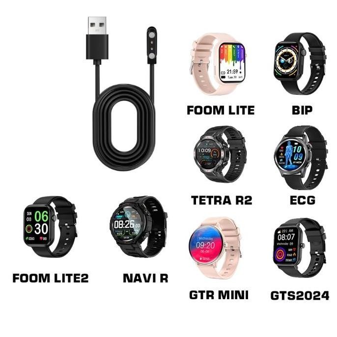 TERMURAH - Aolon Smartwatch Charging Cable Kabel Pengisian Asli Suitable for Aolon Smart Watch