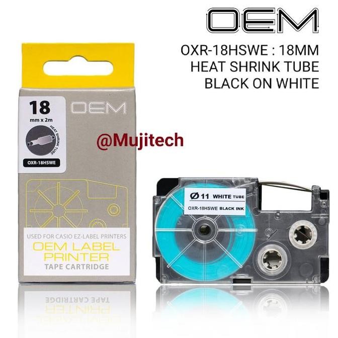 

OEM LABEL HEATSHRINK TUBE 8MM HEAT SHRINK TAPE CASIO KABEL HSWE