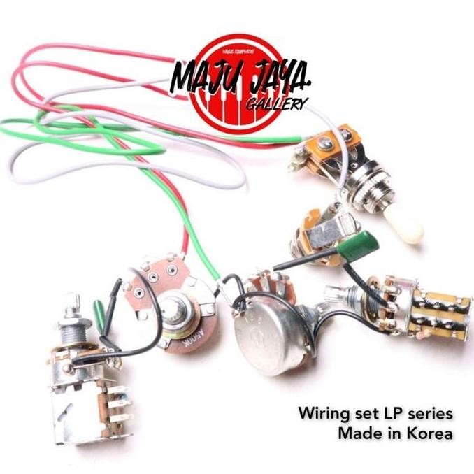wiring set kit gitar elektrik PRS SE McCarty les paul LP or SG style