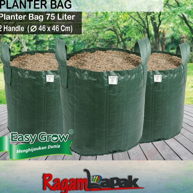 Planter Bag Easy Grow 75 Liter Handle Planter Bag 75 Liter