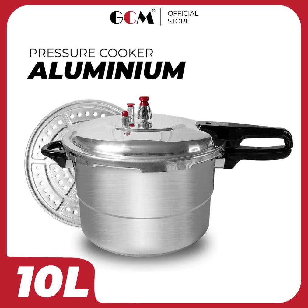 Panci Presto 10 Liter + Sarangan Besar 26 cm Presto Daging Aluminium Terbaik