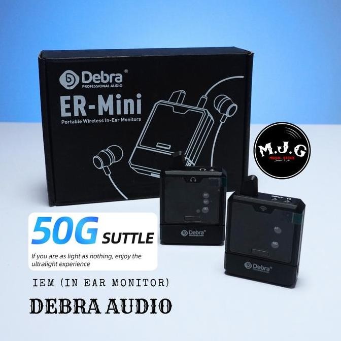 Debra Audio ER mini IEM In Ear Monitor Wireless system with rechargeable