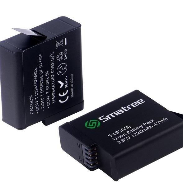 Smatree Battery For Gopro Hero 7 Hero 6 Hero 5 Hero 2018 Hero7 Hero6 Hero5 Hero2018 Bla Kamera Camer