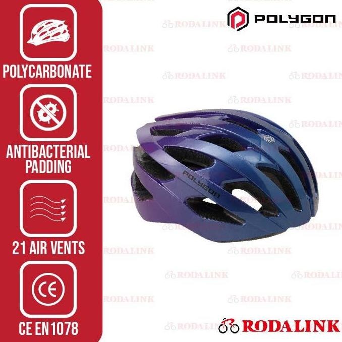 Promo Polygon Helm Sepeda Road Bike Axel | Helm Sepeda Balap COD