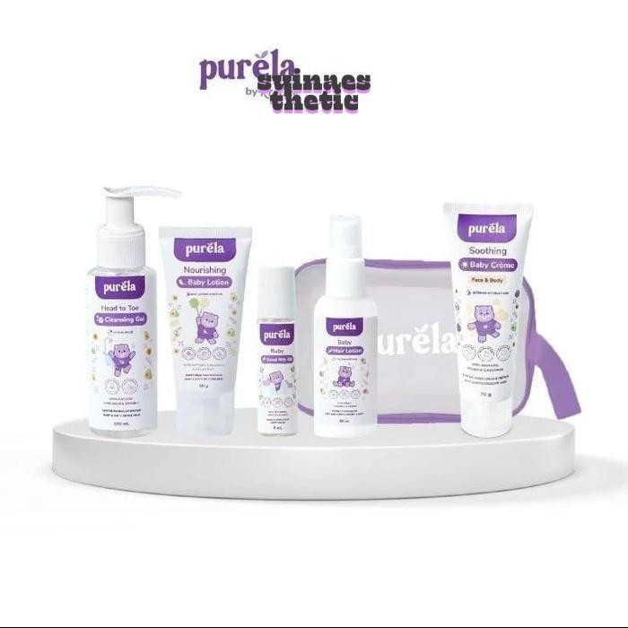 PJ24 gfd-6 Purela Kiddy Care 1 Set Paket 5in1 Skincare Anak Alami & Organik Murah Termurah