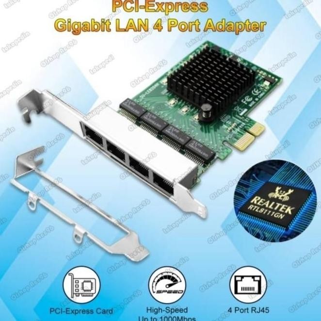 NEW PCI LAN Card gigabit Port 4Lan / 2Lan New