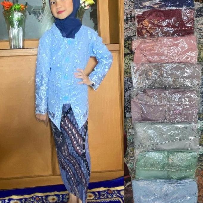DF292>> Kebaya Kutu Baru Modern Kutu Baru Anak/Kebaya Kutbar/Kebaya Anak Tanggung Baju Fashion