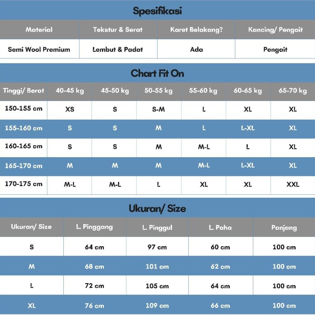 Oro Pants Celana Kulot Highwaist Wanita Warna Hitam Abu Abu Coklat Beige