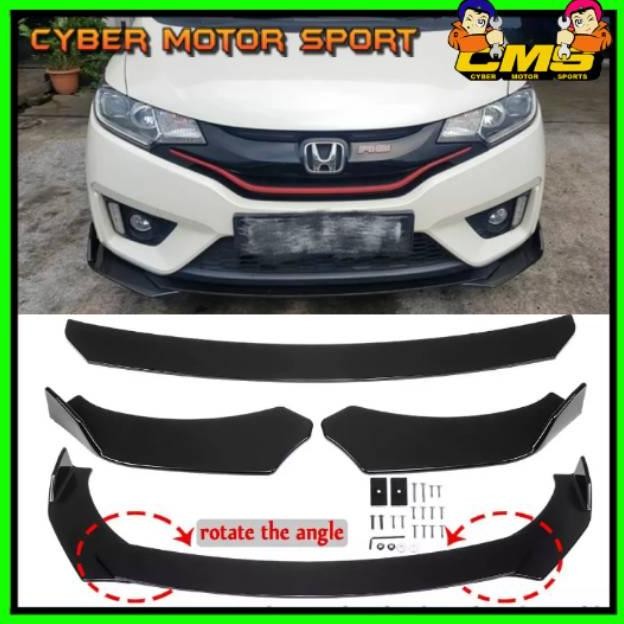 Lips bumper honda jazz. Bodykit jazz. Winglet jazz. Splitter bumper jazz. Spoiler jazz