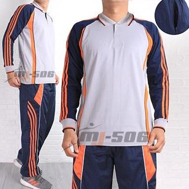 Stelan Training Kaos Olahraga Pria & Wanita Lengan Panjang