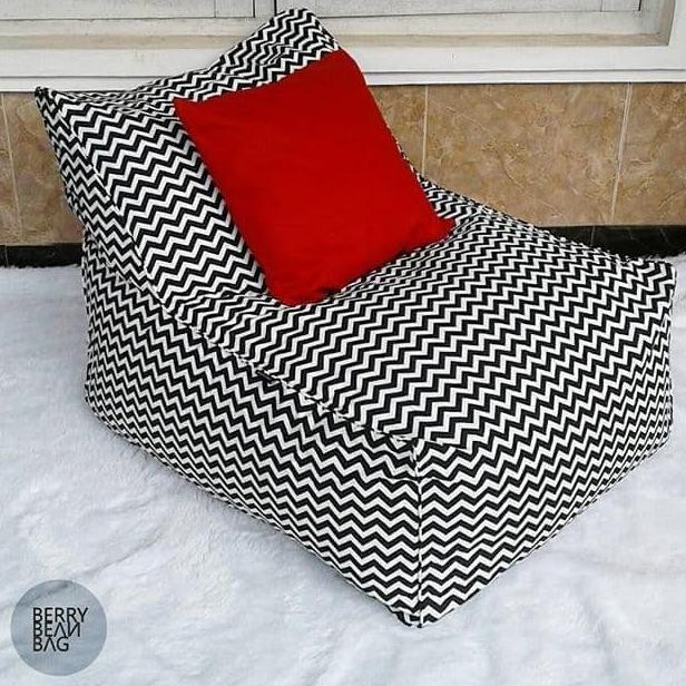 TERMURAH - Promo Beanbag Neo Lounge Bahan Kanvas Bean Bag / Kursi Santai (Cover Only)
