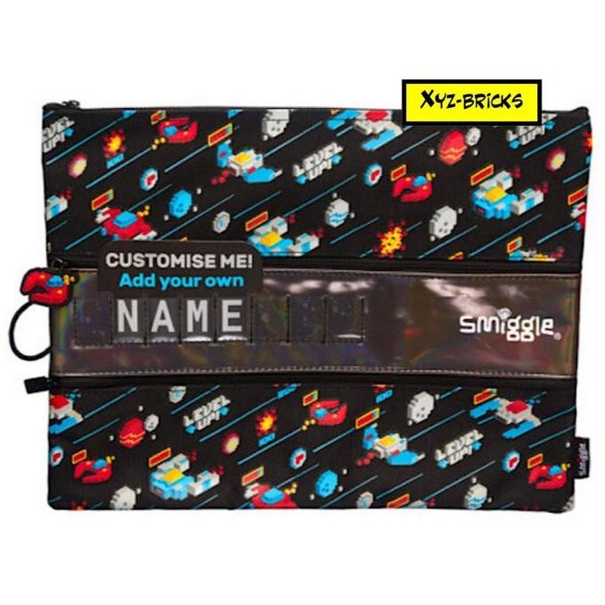 

TERMURAH - SMIGGLE 442460 - Fave A4 Id Pencil Case Black