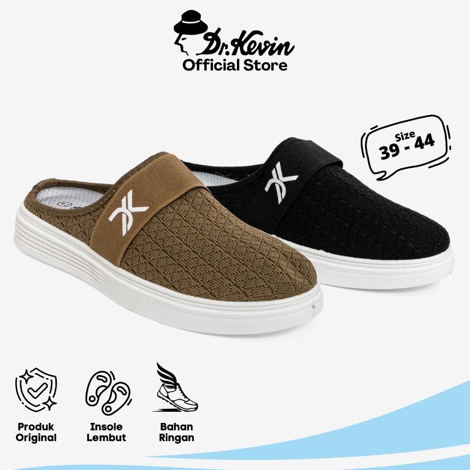 Dr. Kevin Sepatu Sandal Pria Mules Sneakers Slip On Flyknit 879003