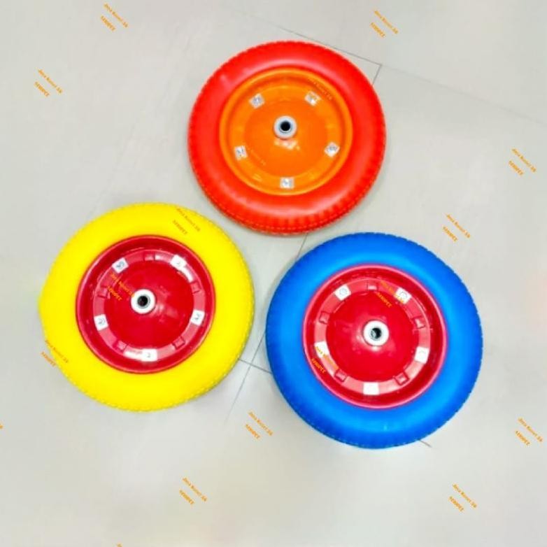 Ban Gerobak Pasir Mati PU Mati Warna  Model Artco - Ban Gerobak Sorong Pasir Anti Bocor