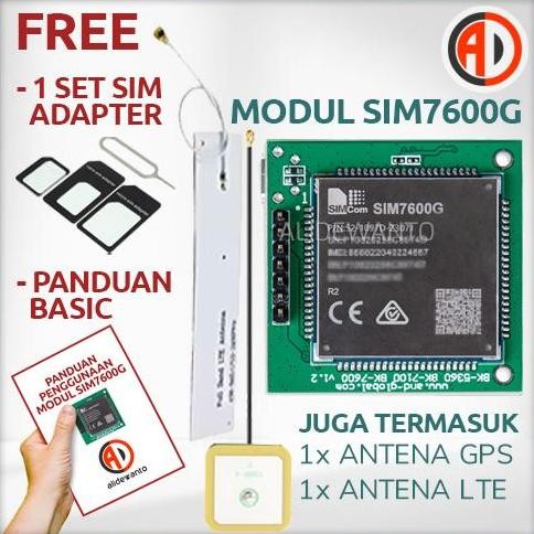 SIM7600G MODUL LTE SIM7600G SIM7600 MODUL 4G LTE ORIGINAL DAN TERPERCAYA