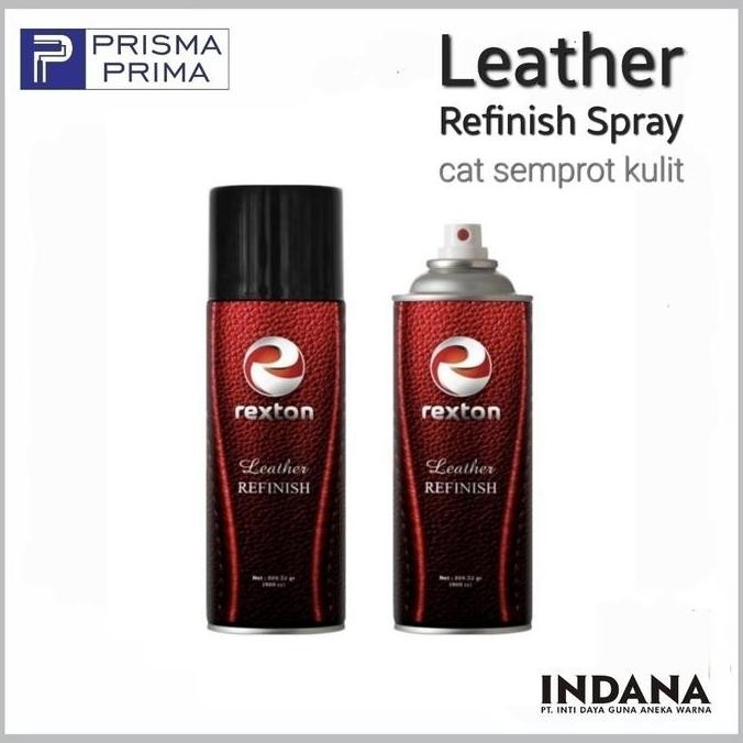 Cat Semprot Rexton Leather Refinish Spray Kain Kulit Asli / Sintetis