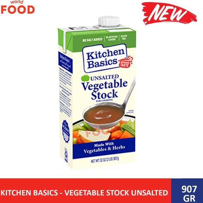 

Kitchen Basics - Vegetable Stock Unsalted 907 Gr Kaldu~ New Item ~