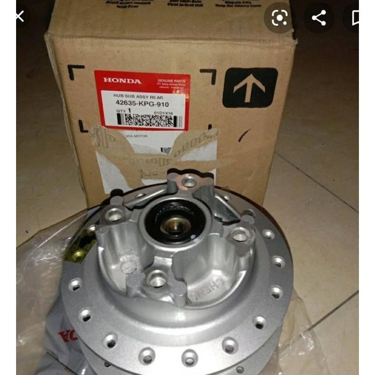 tromol belakang supra x 125 double disc cakram ori ahm