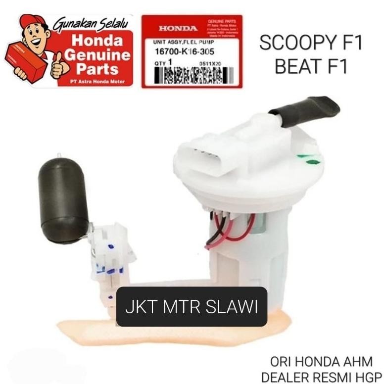 16700-K16-305 fuel pump unit assy fuel pump pompa bensin scoopy fi 2013-2016 beat fi 2013-2016 asli 
