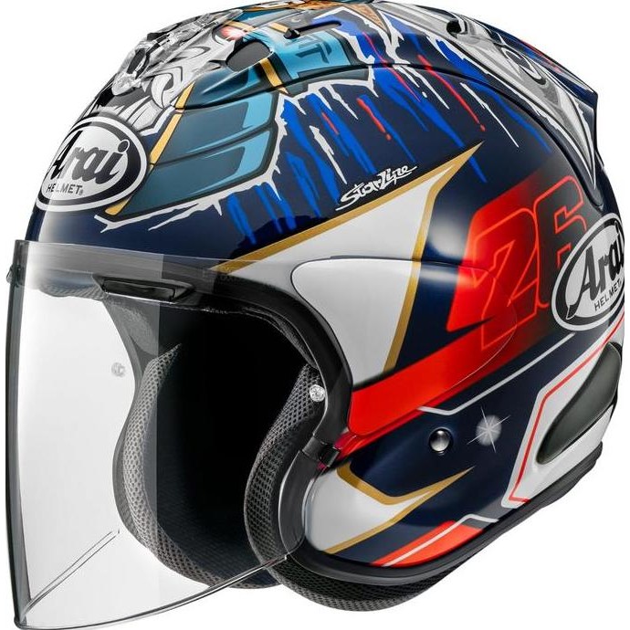 BEBAS ONGKIR - Arai SNI VZ-RAM PEDROSA SHOGUN Helm Half Face Original