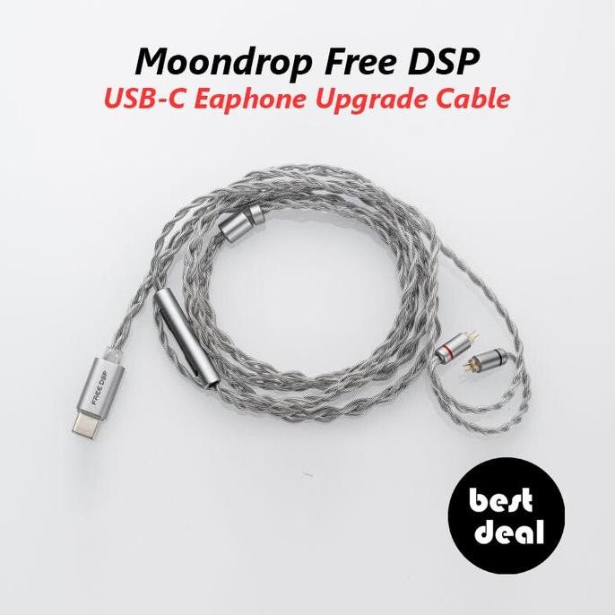 Moondrop Free DSP USB-C DSP Earphone IEM 2pin Upgrade Cable with Mic