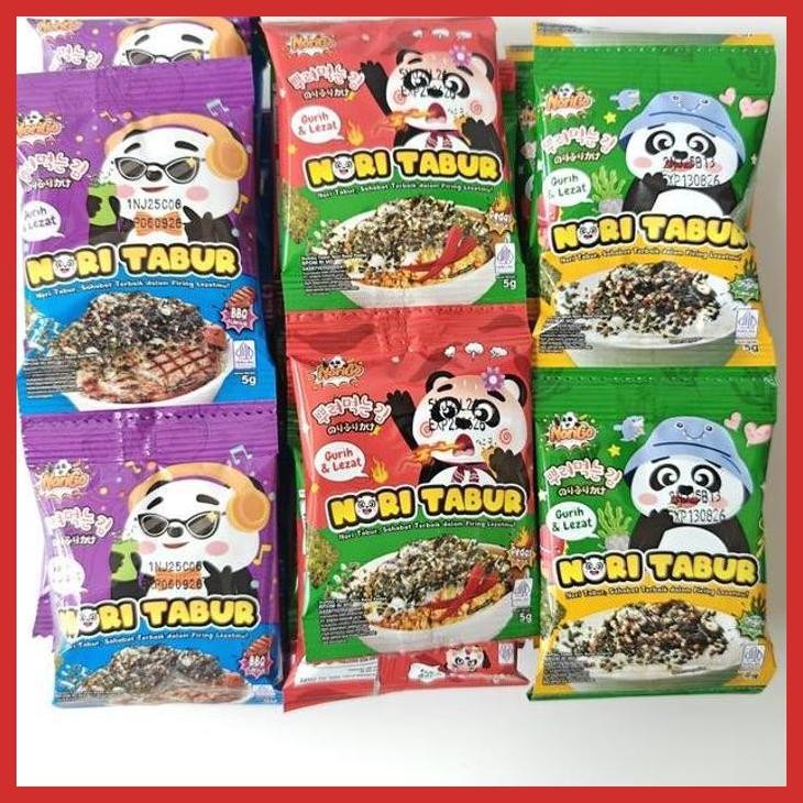 

PROMO NORI TABUR 1 DUS 3 VARIAN RASA MIX RASA ISI 8 RENCENG [BUMBU OLAHAN MAKANAN]