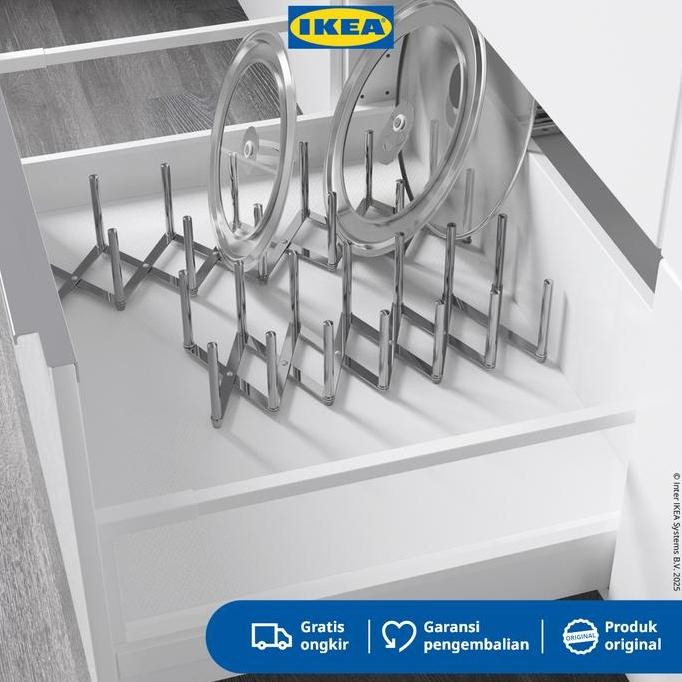 IKEA VARIERA Pengatur Tutup Panci Bahan Stainless Serbaguna