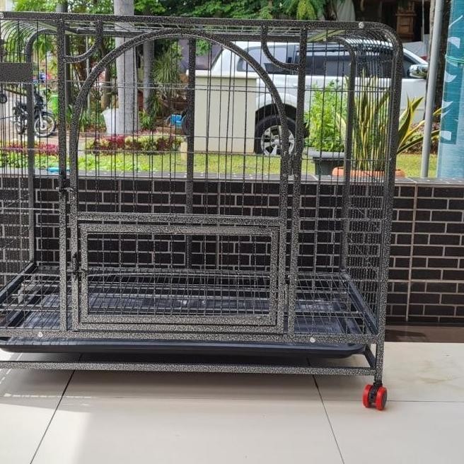 kandang anjing besi kandang knockdown kandang besi