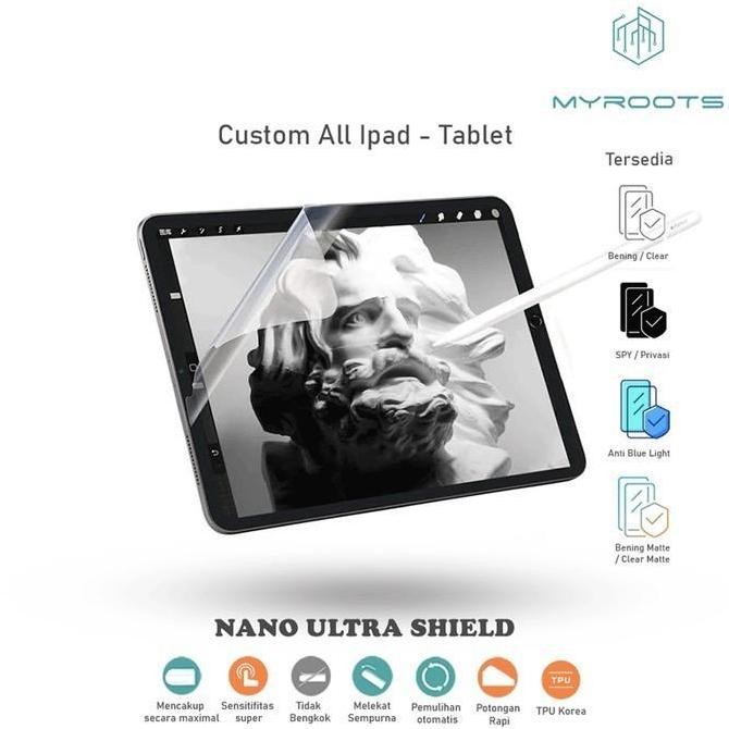 TERLARIS - Myroots Antigores Nano Ultra Shield Samsung Tablet S9 Ultra S9 Plus S9