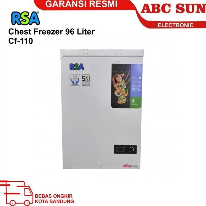 NEW Chest Freezer 96 Liter Rsa Cf-110 (Khusus Bandung) CF110