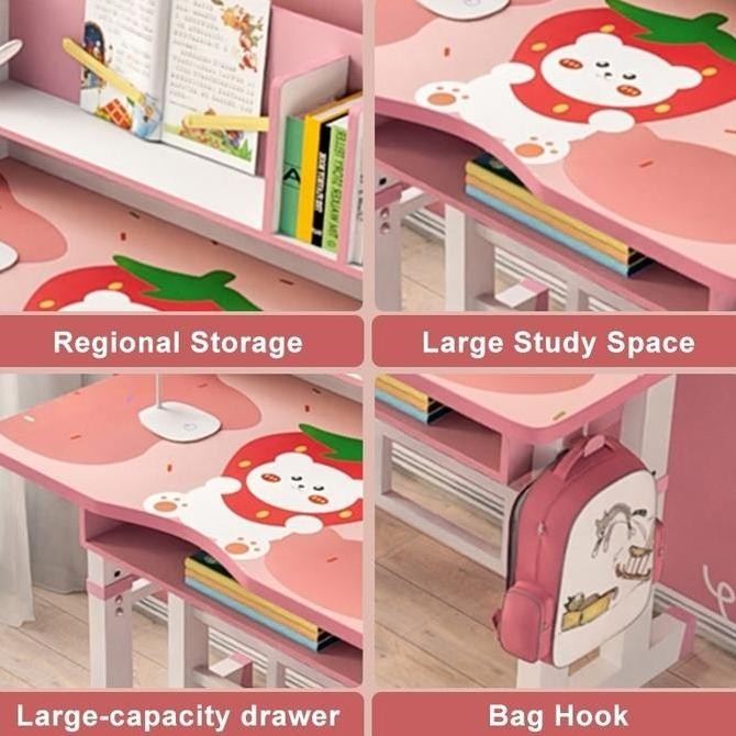 Meja Belajar Anak Set Kursi Meja Belajar Anak Meja Sekolah Meja Kursi Belajar Anak Dan Kursi Set