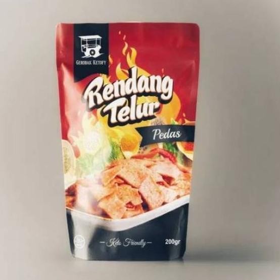 

Kripik Rendang Telor Pedas Keto