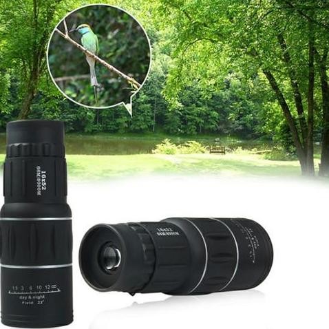 TERMURAH - Teropong Jarak Jauh Monocular Telescope Siang Malam Fokus Zoom Lens - Tropong Kekeran Tel